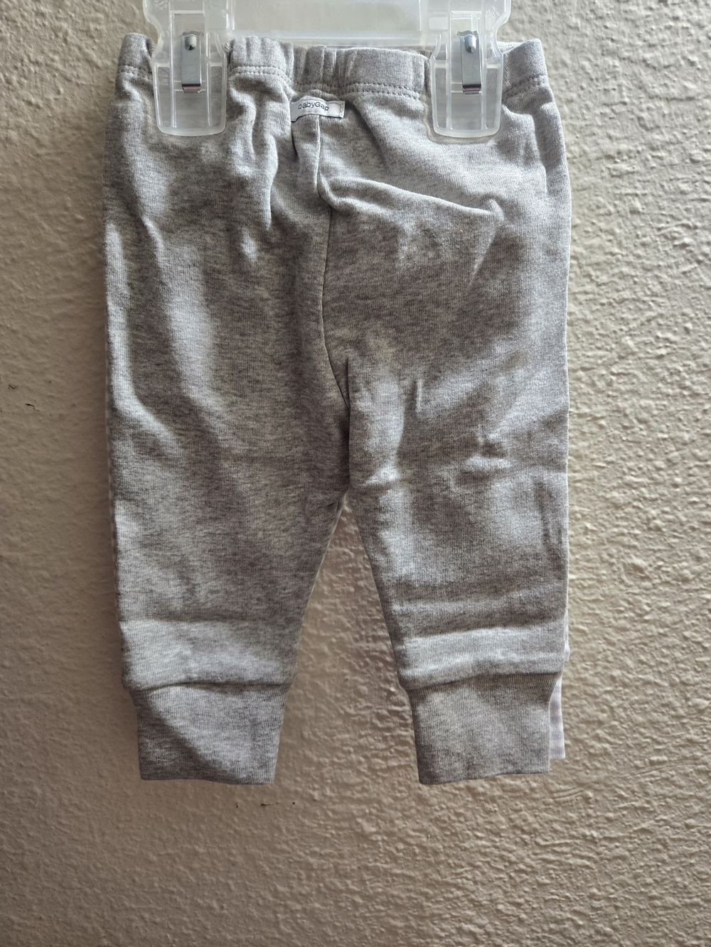 GAP Baby Gray and White Striped Joggers - Picture 5 of 6